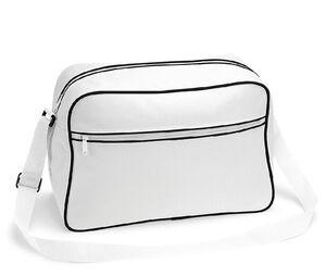 BagBase BG140 - Retro Shoulder Bag White / Black