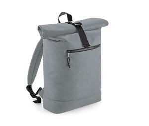 Bag Base BG286 - Backpack with roll-up closure made of recycled material Pure Grey