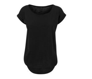 Build Your Brand BY036 - T-Shirt with extended back Black