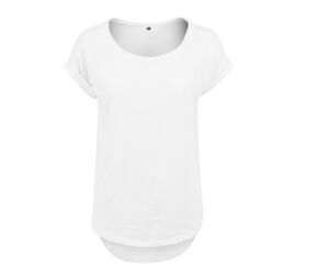 Build Your Brand BY036 - T-Shirt with extended back White
