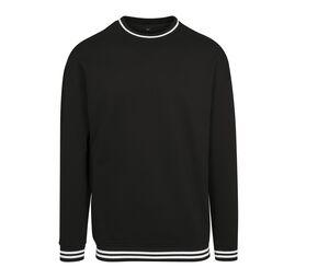 Build Your Brand BY104 - Kontrastrandig tröja Black / White