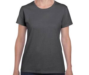 Gildan GN182 - 180-rundad T-shirt för kvinnor Dark Heather