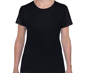 Gildan GN182 - 180-rundad T-shirt för kvinnor Black