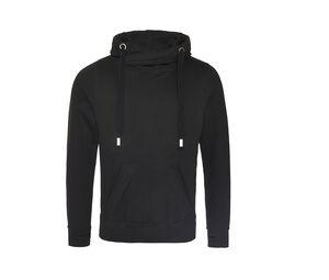 AWDIS JH021 - Cross neck sweatshirt Jet Black