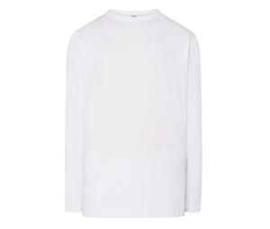 JHK JK160 - Långärmad T-shirt 160 White