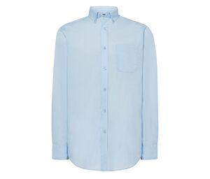 JHK JK610 - Poplin skjorta för män Sky Blue