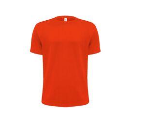 JHK JK900 - Sportsport-t-shirt för män Orange Fluor