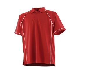 Finden & Hales LV370 - Performance Polo Men Red