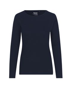 Neutral O81050 - Långärmad T-shirt för kvinnor Navy