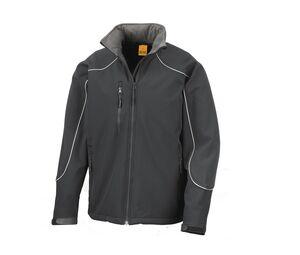 Result RS118 - Veste Softshell à capuche Black / Black