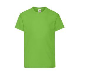 Fruit of the Loom SC1019 - Children's short-sleeves T-shirt Lime