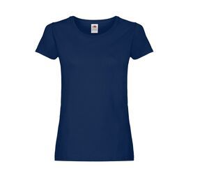 Fruit of the Loom SC1422 - T-shirt med rund hals för kvinnor Navy