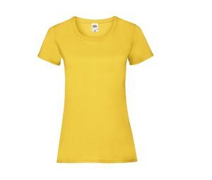 Fruit of the Loom SC600 - Lady-Fit bomullst-shirt Sunflower