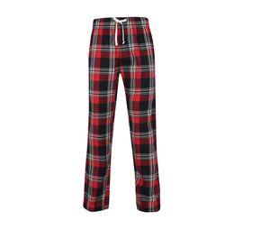SF Men SF083 - Pyjamasbyxor för män Red / Navy Check