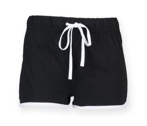 SF Mini SM069 - Retro-shorts för barn Black / White