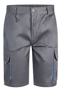 Velilla 103007 - TWO-TONE SHORTS Grey / Sky Blue