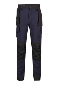 Velilla 103019S - CANVAS STRETCH TROUSERS Navy Blue/Black