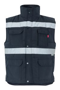 Velilla 205904 - HV PADDED VEST Navy Blue