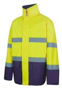 Velilla 306002 - HV TWO-TONE PARKA MARINE BLUE/HI-VIS YELLOW