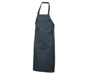 NEWGEN TB201 - Cotton bib apron with pocket Dark Grey