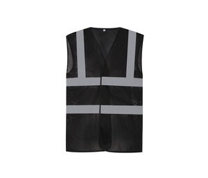 Yoko YK120 - Mesh safety jacket Black