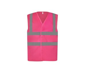 Yoko YK120 - Mesh safety jacket Pink