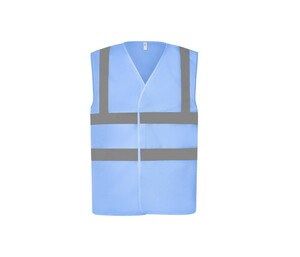 Yoko YK120 - Mesh safety jacket Sky Blue