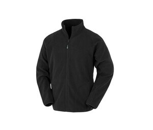 RESULT RS907X - RECYCLED MICROFLEECE JACKET Black