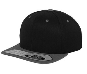FLEXFIT FX110 - Fitted cap with flat visor Black / Grey