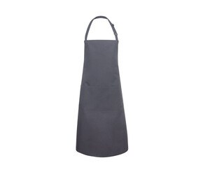 KARLOWSKY KYBLS5 - BIB APRON BASIC WITH BUCKLE AND POCKET Anthracite