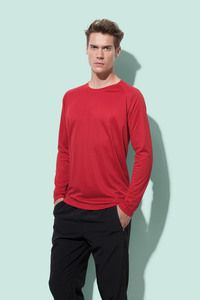 Stedman STE8420 - T-shirt Raglan Mesh Active-Dry LS