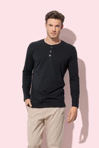 Stedman STE9460 - T-shirt Henley Shawn LS for him