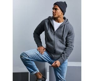 Russell RU263M - Sweat capuche zippé & chiné homme